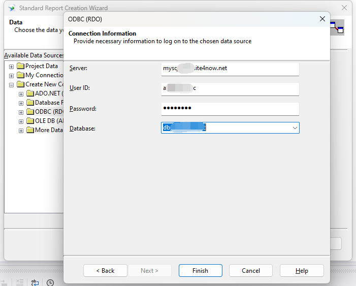 Crystal Reports MySQL 3